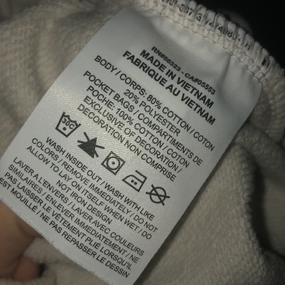 Nike size medium off white Nike Sportswear Essential Fleece Light Bone Jogger​​ - Picture 11 of 11